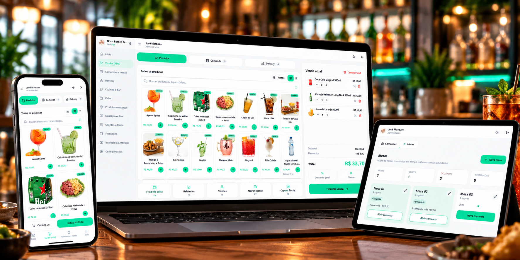 FechaIZI funcionando em notebook, tablet e celular